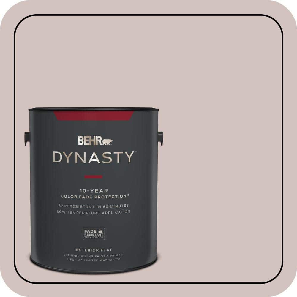 BEHR DYNASTY 1 gal. #MQ3-01 Josephine Flat Exterior Stain-Blocking Paint and Primer