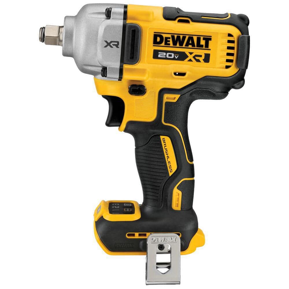 DEWALT 20V MAX XR Lithium-Ion Cordless 1/2 in. Impact Wrench with POWERSTACK 20V 5.0Ah Battery Pack (3)