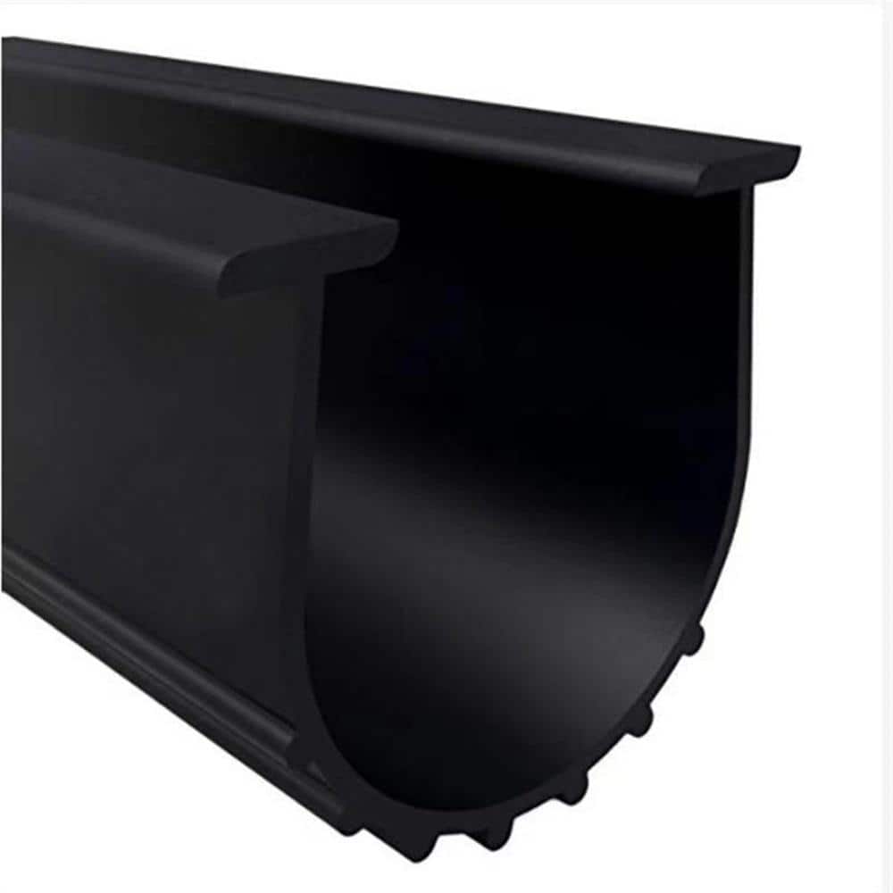 Wellco 10 ft. Weatherproof Rubber Garage Door Bottom Seal Threshold Strip (1)