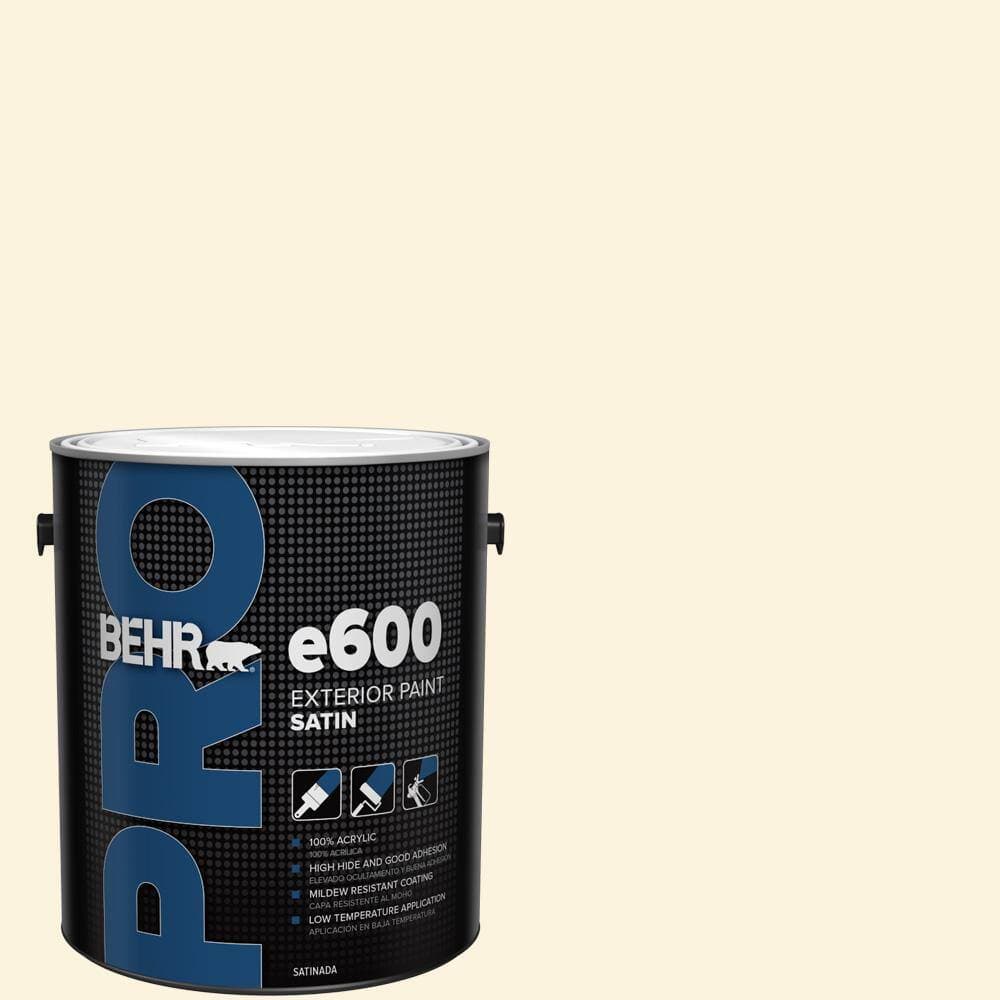 BEHR PRO 1 gal. #M290-1 Thickened Cream Satin Exterior Paint