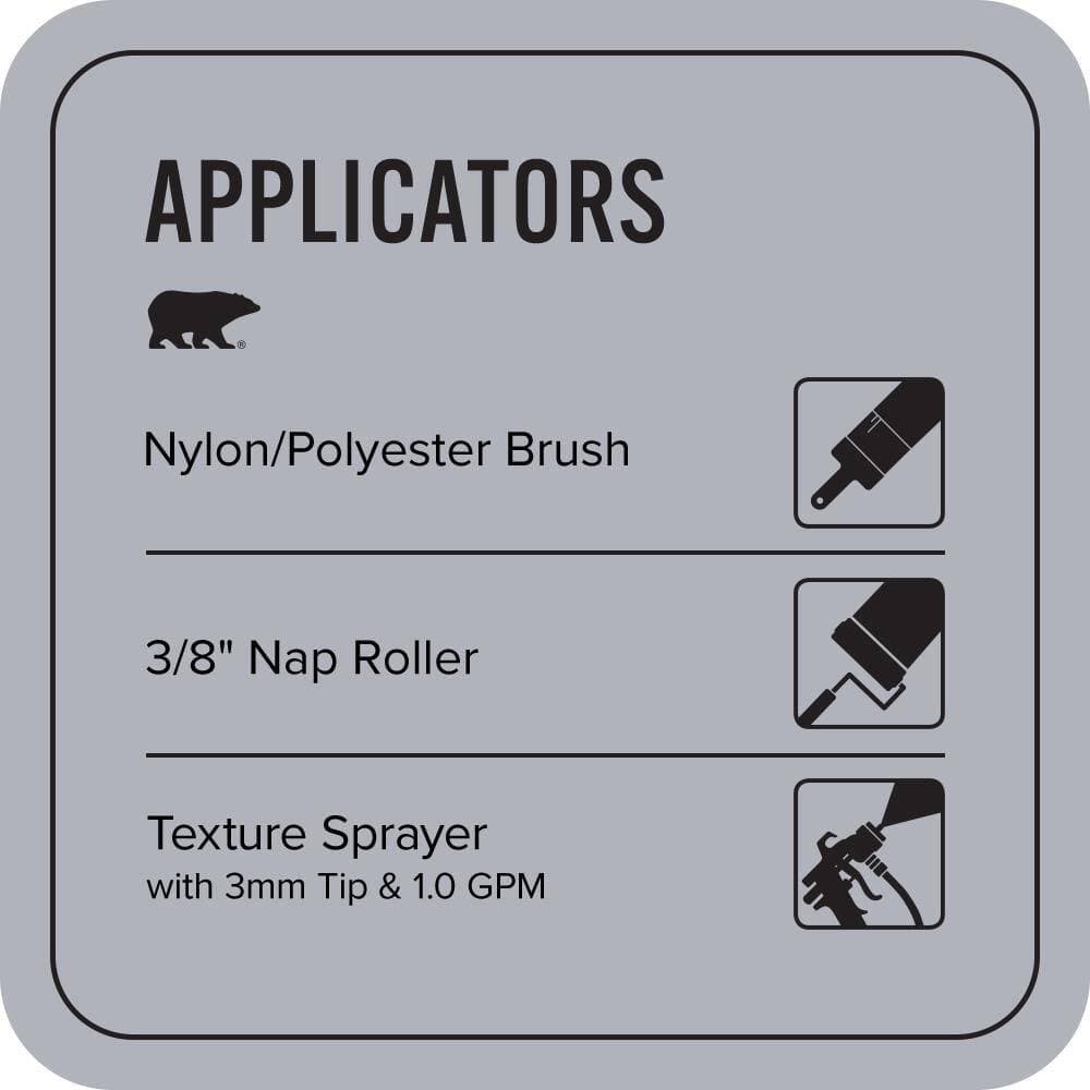 BEHR PREMIUM 1 gal. #N540-3 Vanity Textured Low-Lustre Enamel Interior/Exterior Porch and Patio Anti-Slip Floor Paint (4)
