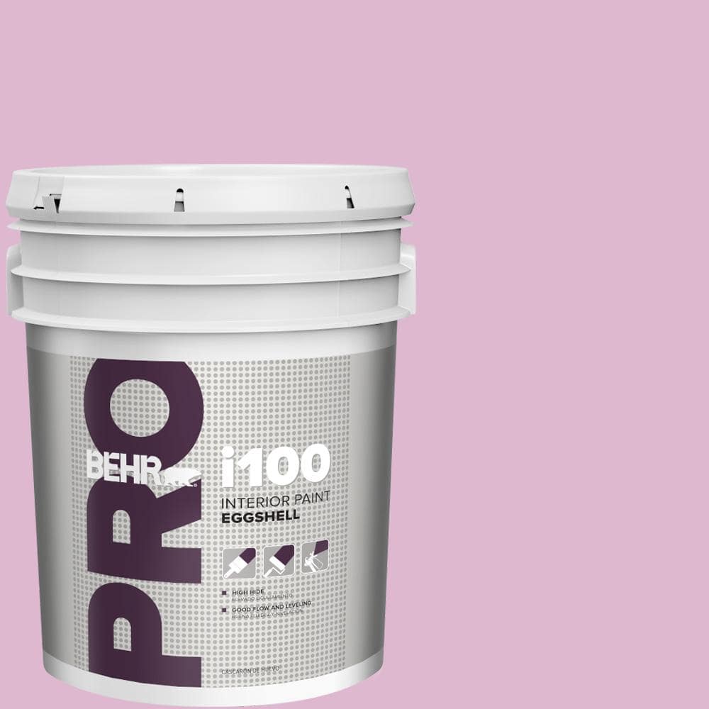 BEHR PRO 5 gal. #M120-3 Pink Wink Eggshell Interior Paint