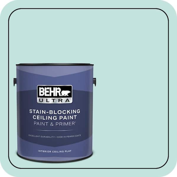 BEHR ULTRA 1 gal. #M450-2 Tidewater Ceiling Flat Interior Paint and Primer (2)