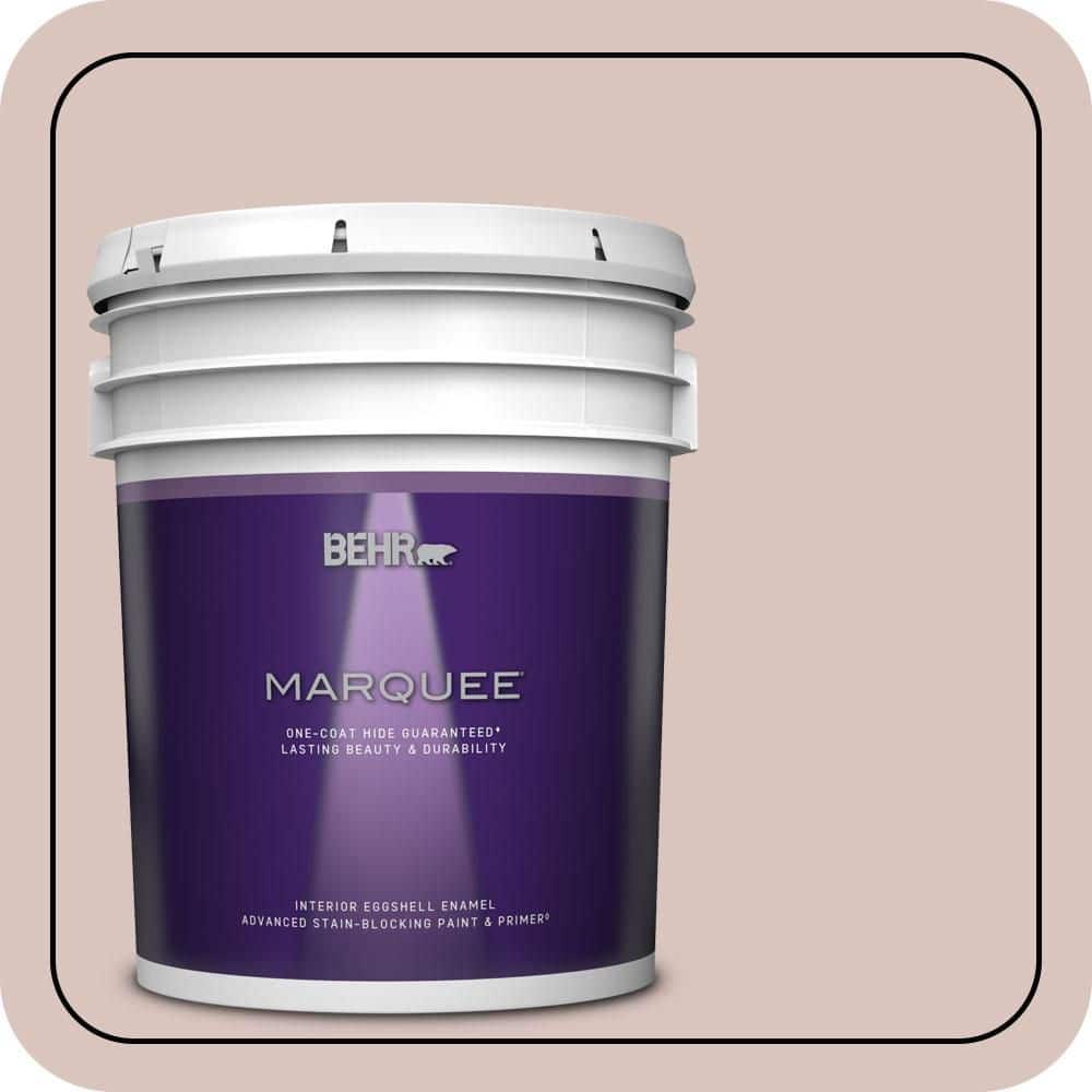 BEHR MARQUEE 5 gal. #MQ3-05 Bella Mia One-Coat Hide Eggshell Enamel Interior Paint & Primer