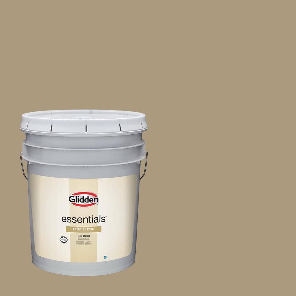 Glidden Essentials 5 gal. PPG1097-5 Stony Creek Satin Exterior Paint