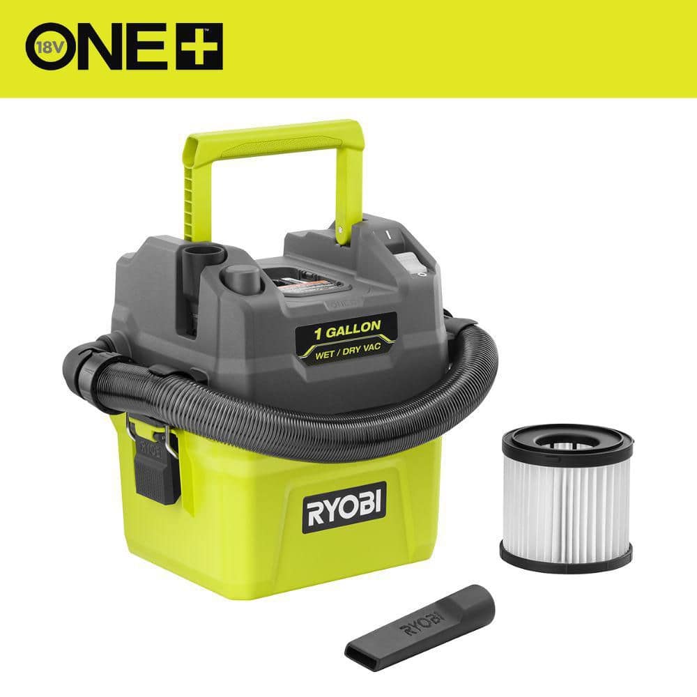 RYOBI ONE+ 18V Cordless 1 Gal. Wet/Dry Vacuum (Tool Only)