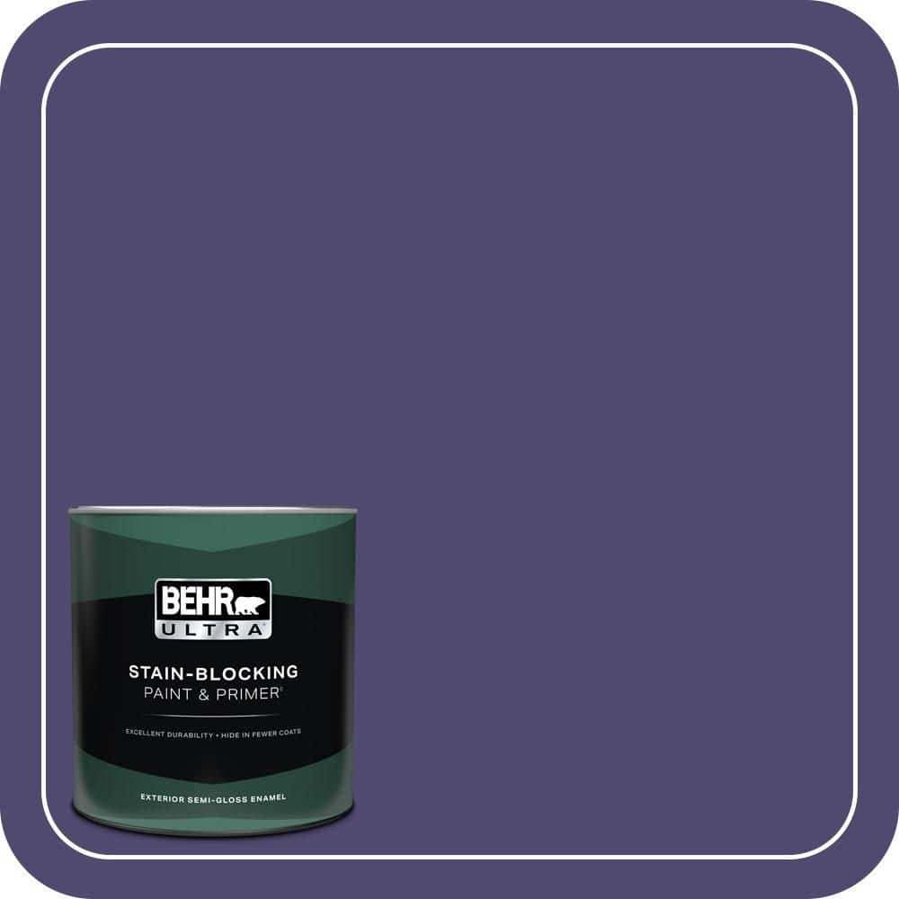 BEHR ULTRA 1 qt. #T11-12 Harajuku Girl Semi-Gloss Enamel Exterior Paint & Primer