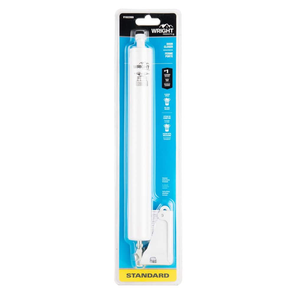 Wright Products Pneumatic Closer w/ TS, Standard Duty, White (2)