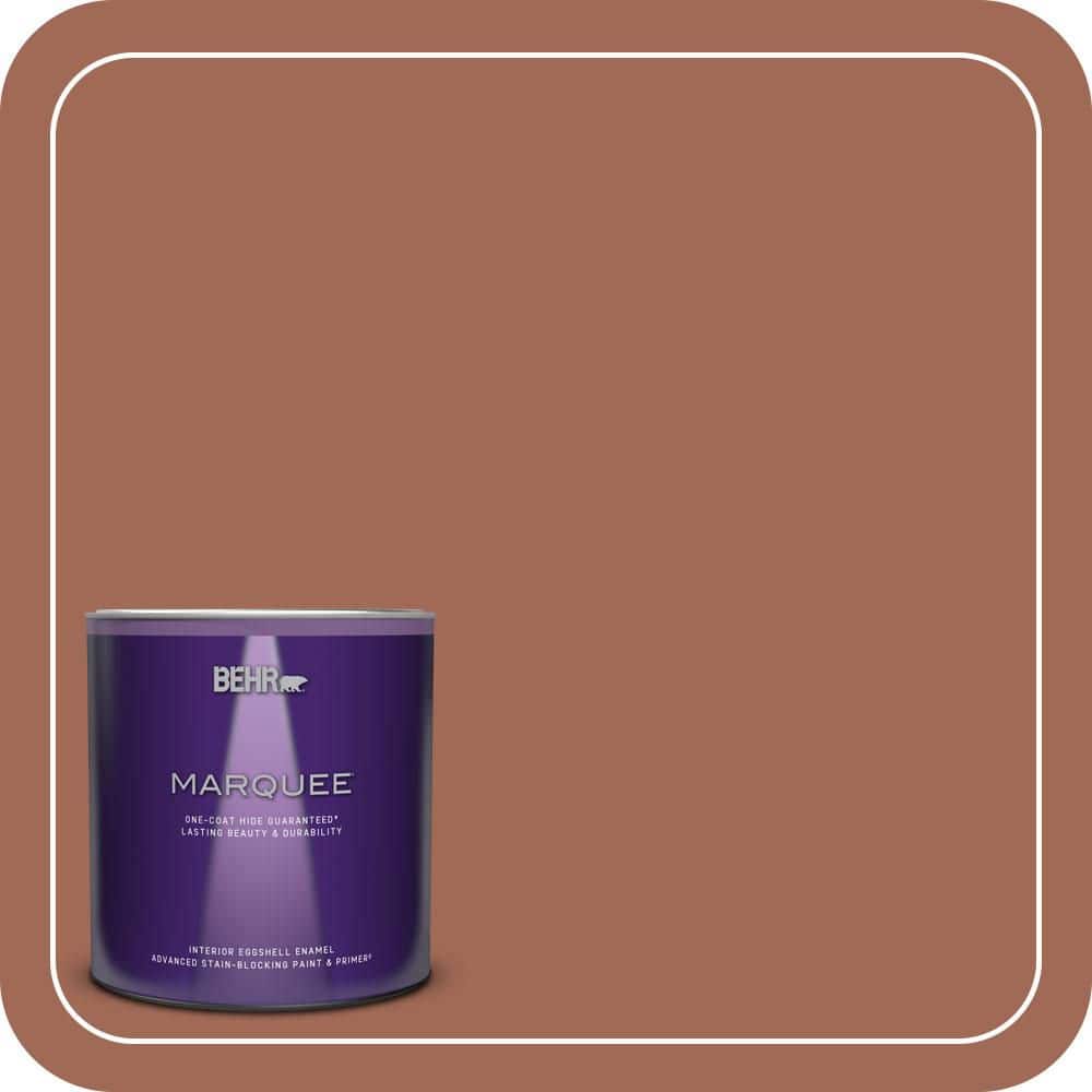 BEHR MARQUEE 1 qt. #S180-6 Perfect Penny One-Coat Hide Eggshell Enamel Interior Paint & Primer (1)