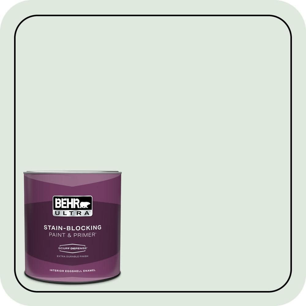 BEHR PREMIUM PLUS #460E-1 Meadow Light Enamel Interior/Exterior Paint & Primer Color Sample