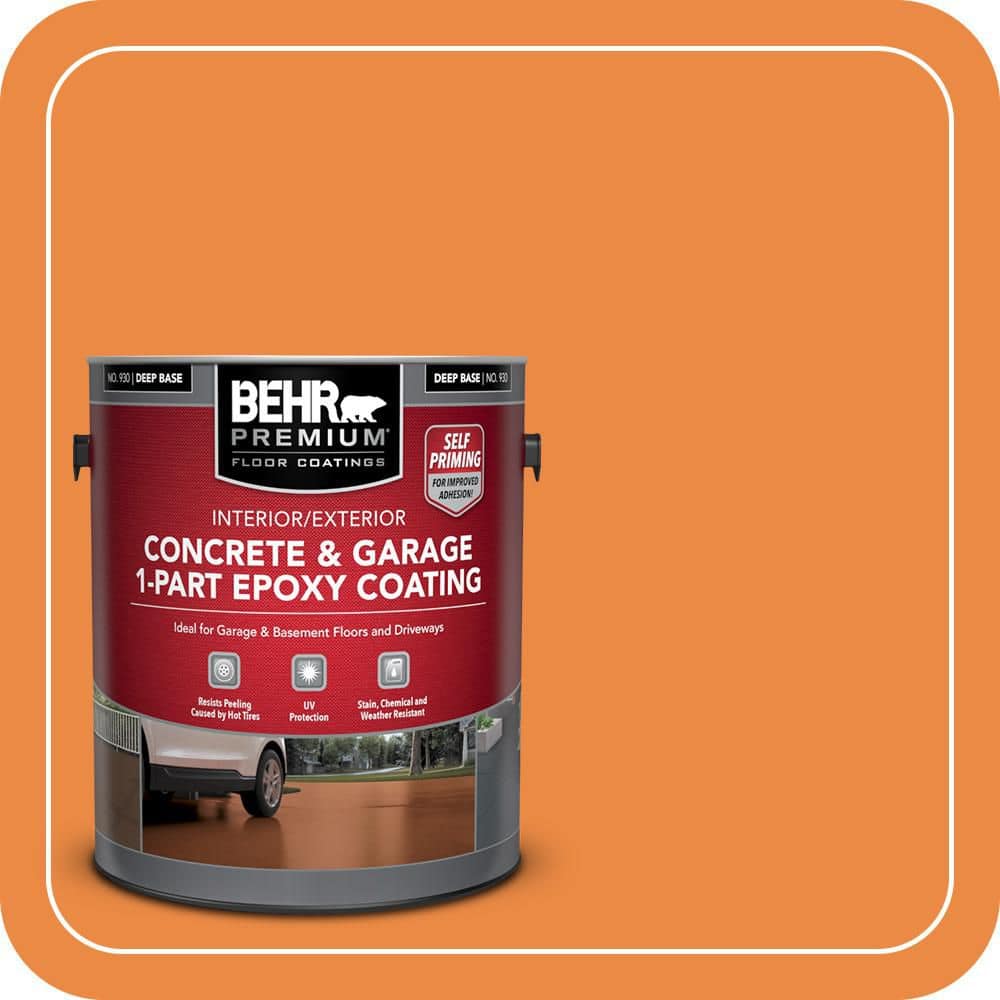 BEHR PREMIUM #P230-7 Self-Priming 1-Part Epoxy Satin Interior/Exterior Concrete and Garage Floor Paint (1)