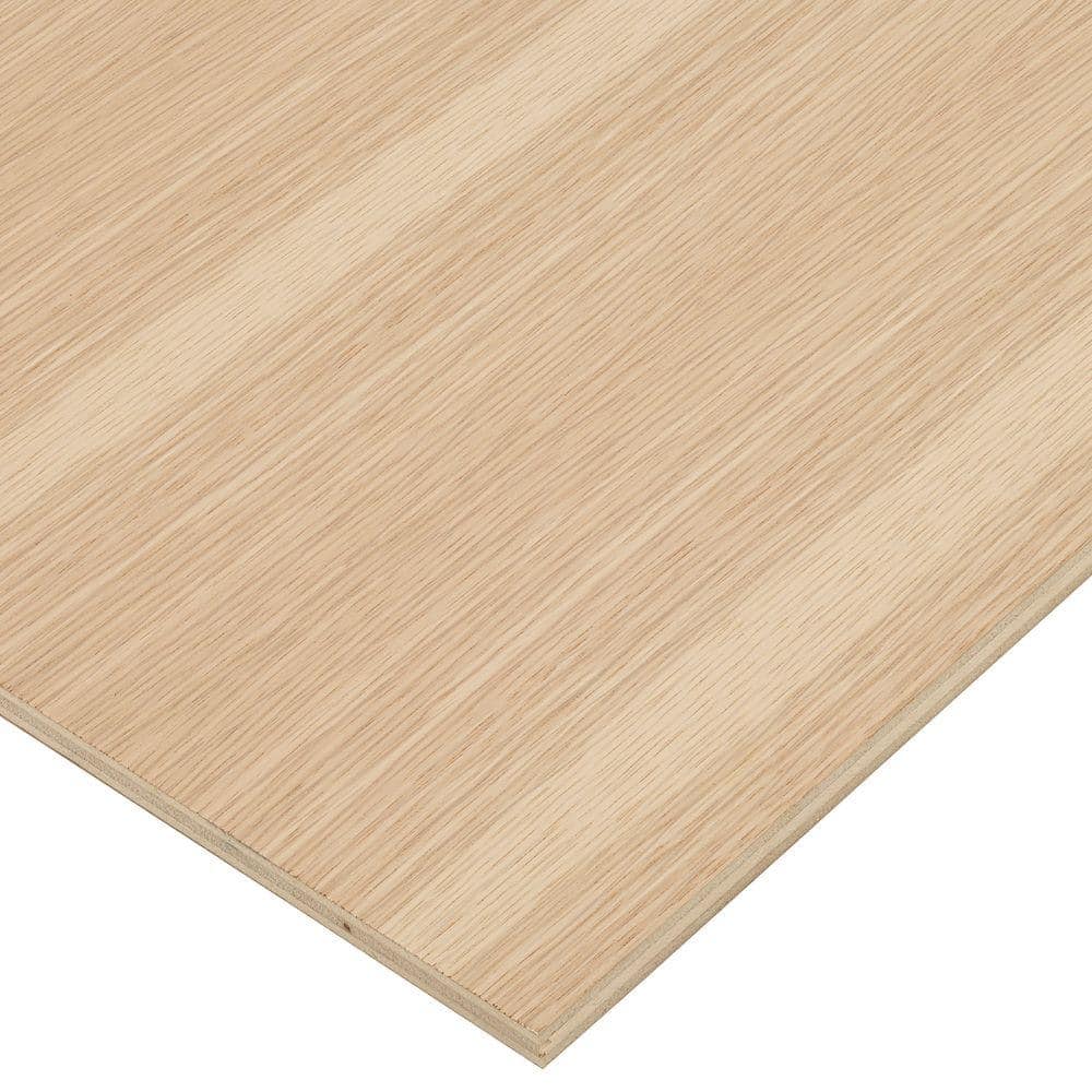 Columbia Forest Products 1/2 in. x 2 ft. x 8 ft. PureBond White Oak Plywood Project Panel (Free Custom Cut Available)