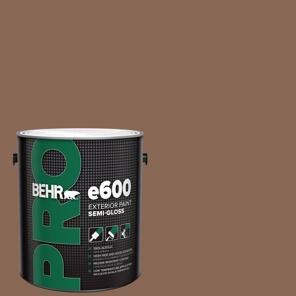 BEHR PRO 1 gal. #PPU3-17 Clay Pot Semi-Gloss Acrylic Exterior Paint