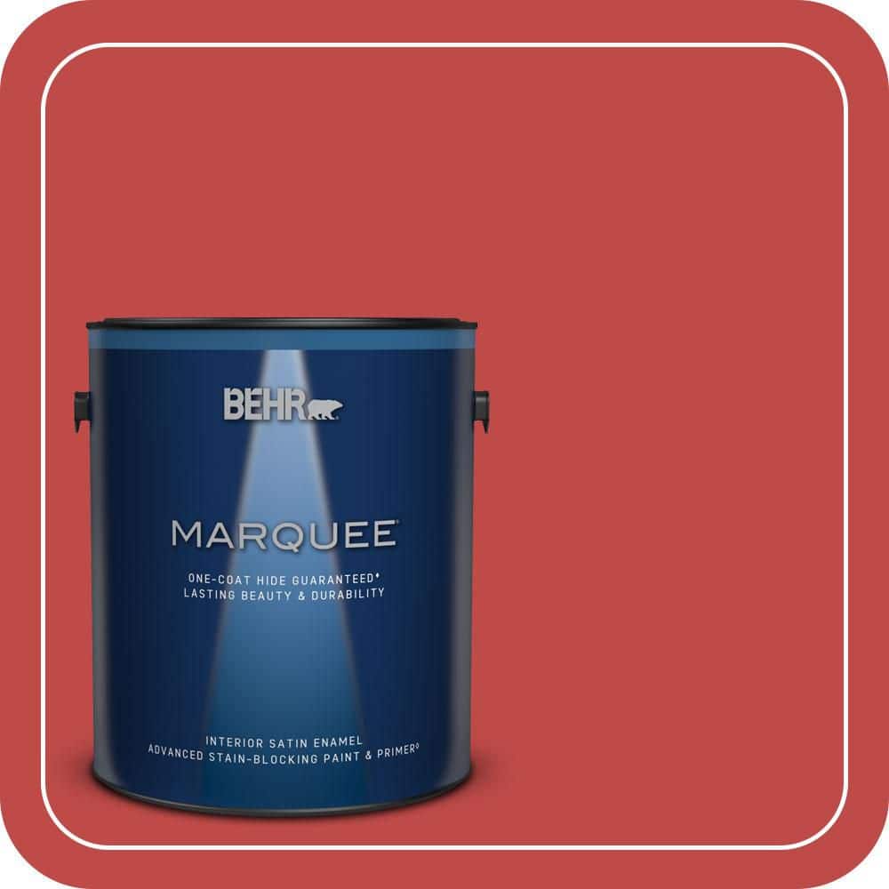BEHR MARQUEE 1 gal. #P160-6 Intrigue Satin Enamel Interior Paint & Primer