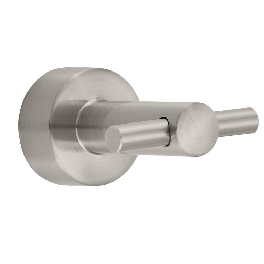 Glacier Bay Innburg Double Robe Hook in Brushed Nickel