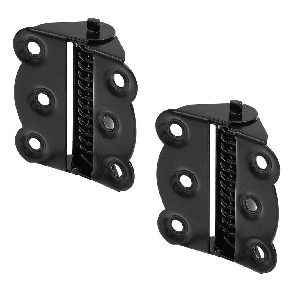 Prime-Line Storm and Screen Door Self Closing Hinge Set 2-3/4 in. with Screws, Black (2 Pack) (3)