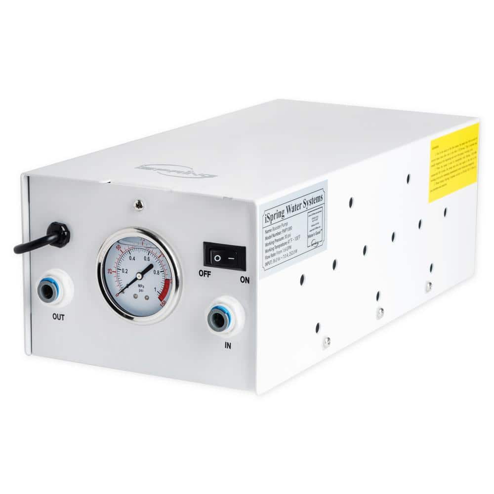 ISPRING PMP1000 Water Booster Pump for High Capacity RO Membrane and Commercial Reverse Osmosis Water Filtration System (1)
