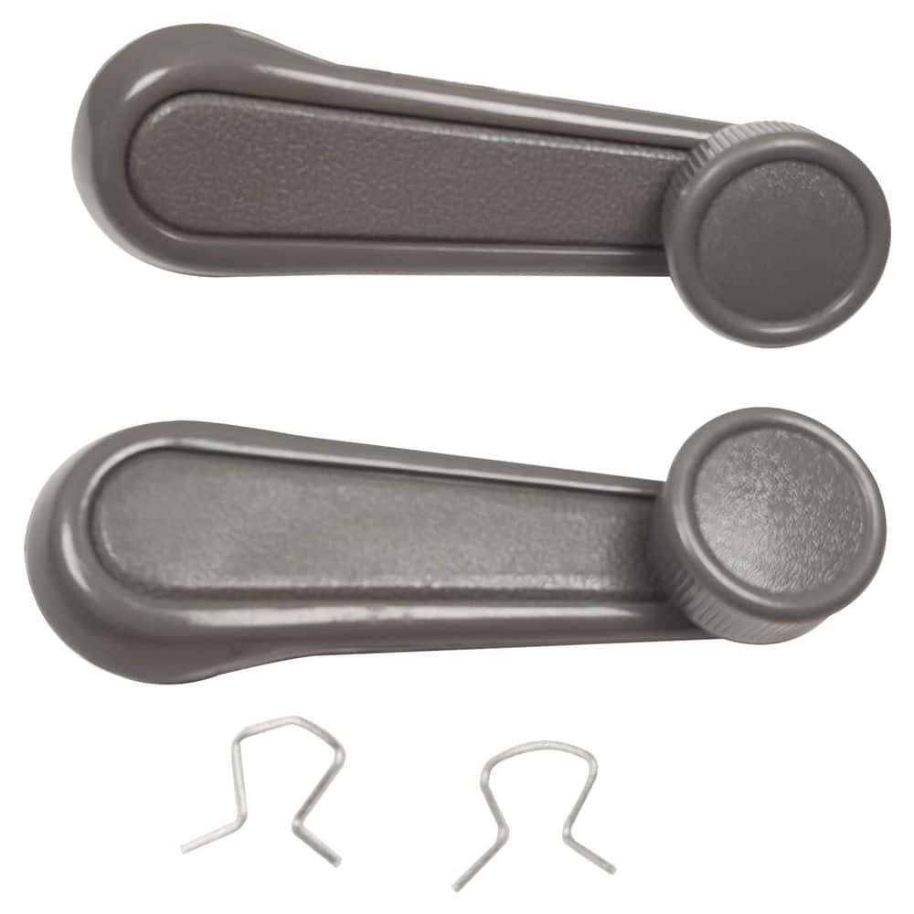 Numhew 2-Pack Durable Painted Gray Window Crank Handle, Metal OEM Replacement for Multiple Toyota Vehicles (1)