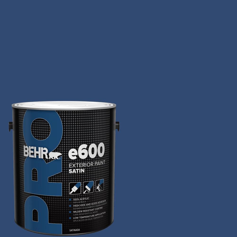 BEHR PRO 1 gal. #S-H-590 Sailboat Satin Exterior Paint (1)