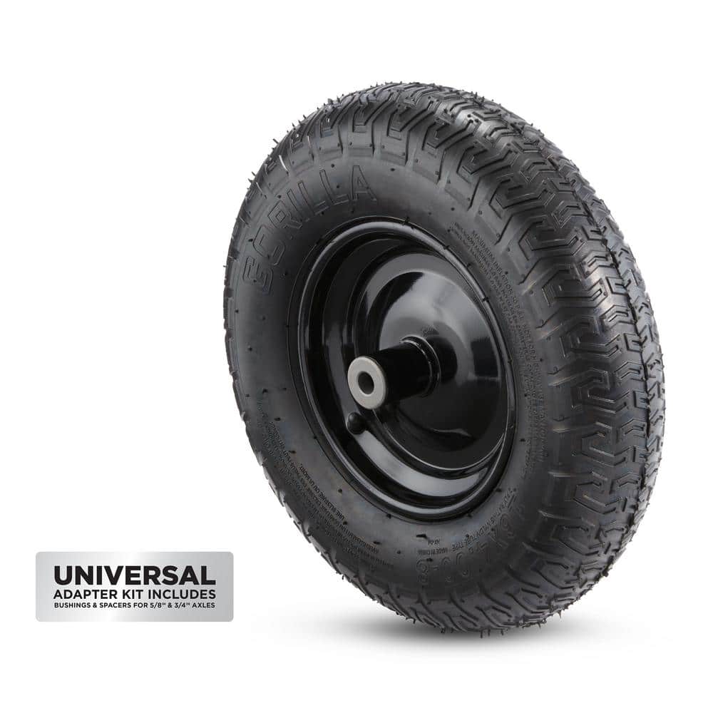 Gorilla 16 in. Pneumatic Universal Wheelbarrow Tire