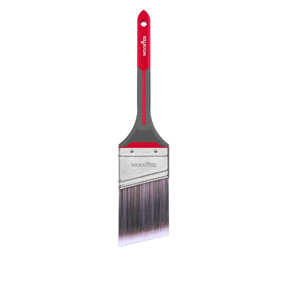 Wooster 2-1/2 in. Ultra/Pro Firm GripTech Max Nylon/Polyester Thin Angle Sash Brush (2)