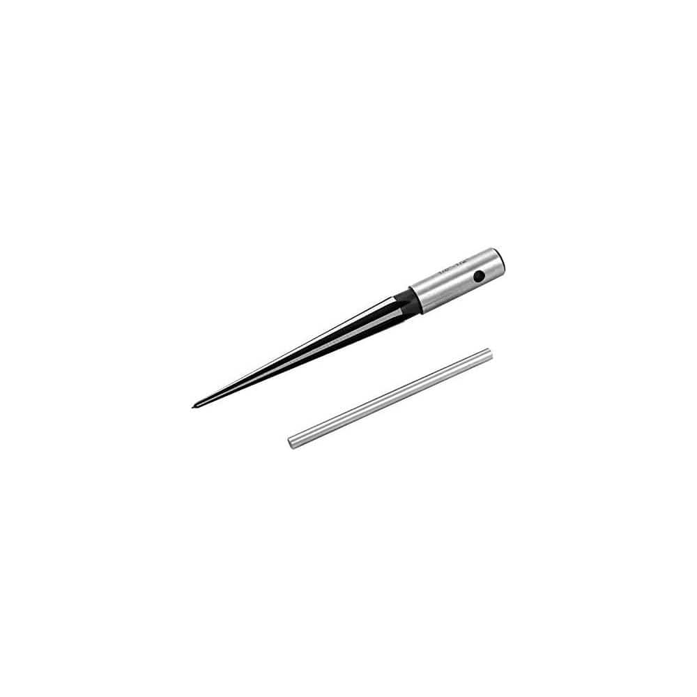 Unbranded 1/8-1/2 Steel Tapered Straight Flute Handle Reamer with Removable T-Handle for Wood Plastic Metal (1-Pack) (3)