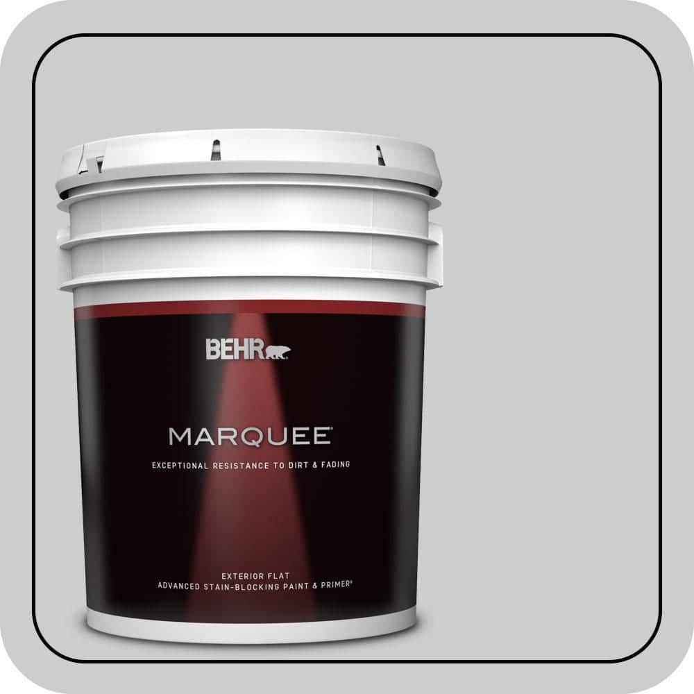 BEHR MARQUEE 5 gal. #N500-2 Loft Space Flat Exterior Paint & Primer