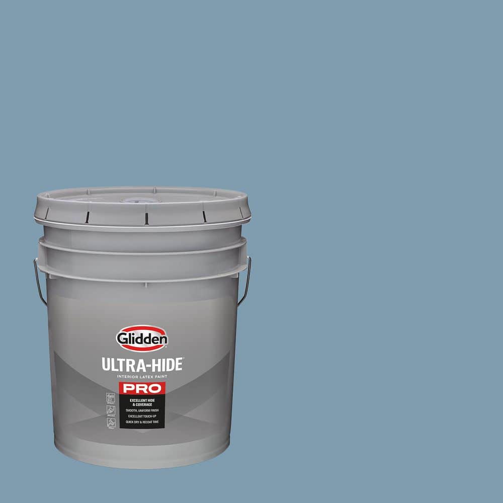 Glidden Ultra-Hide 5 gal. PPG1152-4 Americana Satin Interior Paint