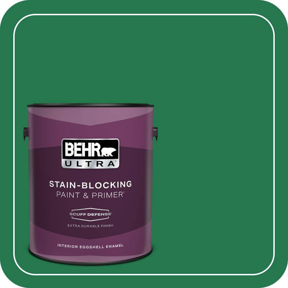 BEHR ULTRA 1 gal. #460B-7 Pine Grove Extra Durable Eggshell Enamel Interior Paint & Primer