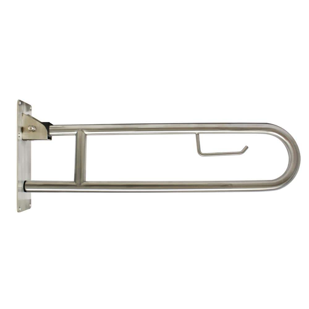 KEENEY 30 in. x 7-3/4 in. x 2 in. Swing Arm Handle Bar in Stainless Steel
