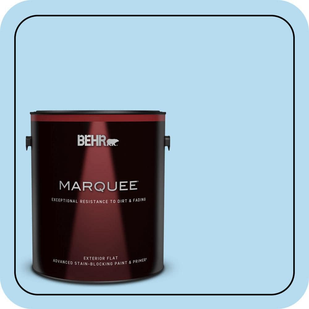 BEHR MARQUEE 1 gal. #P500-2 Seashore Dreams Flat Exterior Paint & Primer (1)