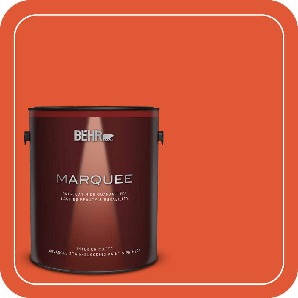 BEHR MARQUEE 1 gal. #S-G-210 Volcanic Blast Matte Interior Paint & Primer