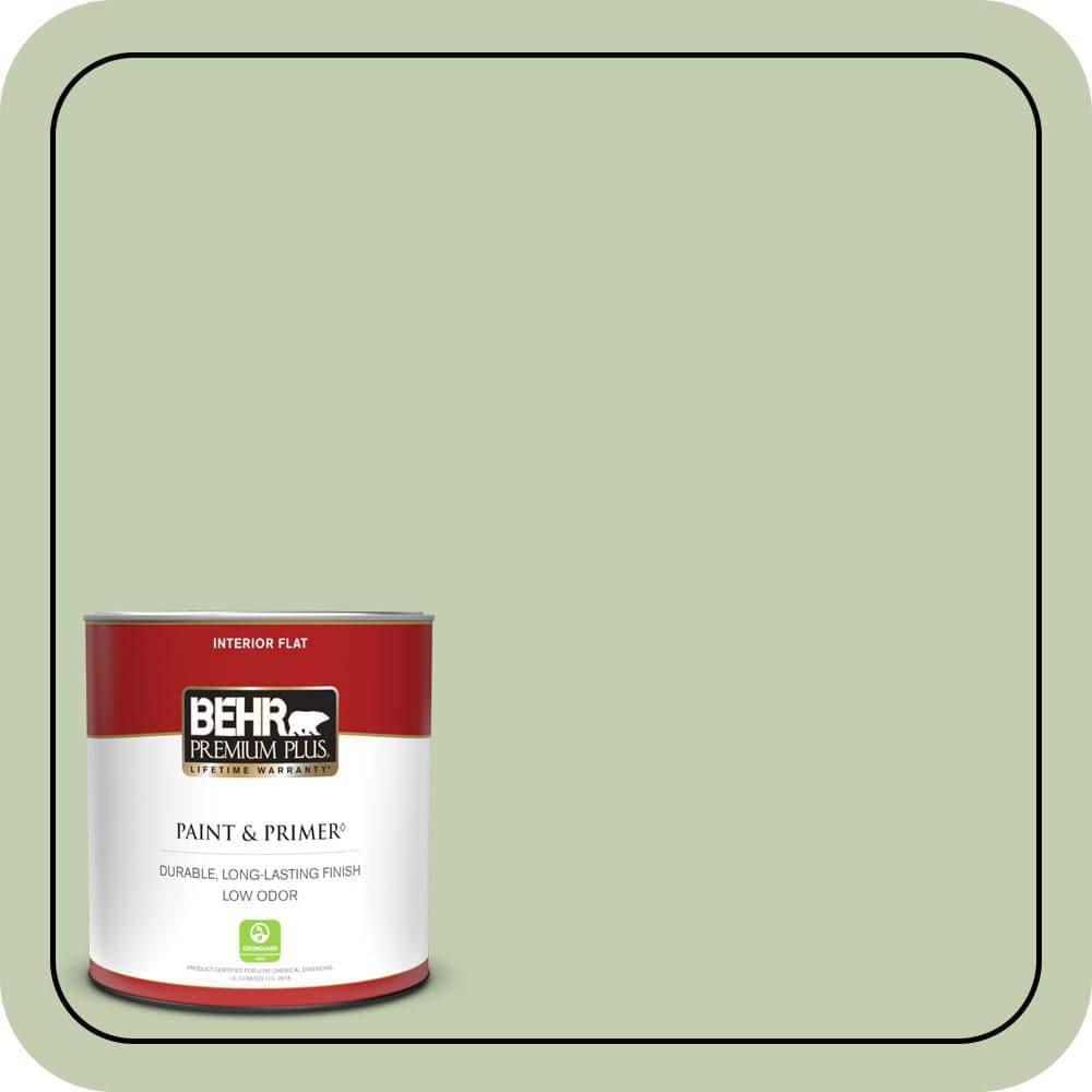 BEHR PREMIUM PLUS #M380-3 Growing Season Enamel Low Odor & Primer