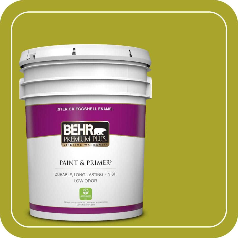 BEHR PREMIUM PLUS 5 gal. #P340-7 Venom Eggshell Enamel Low Odor Interior Paint & Primer