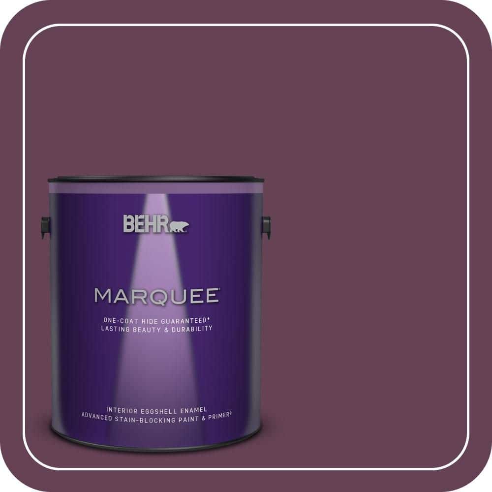BEHR MARQUEE 1 gal. #S-G-690 Delicious Berry Eggshell Enamel Interior Paint & Primer