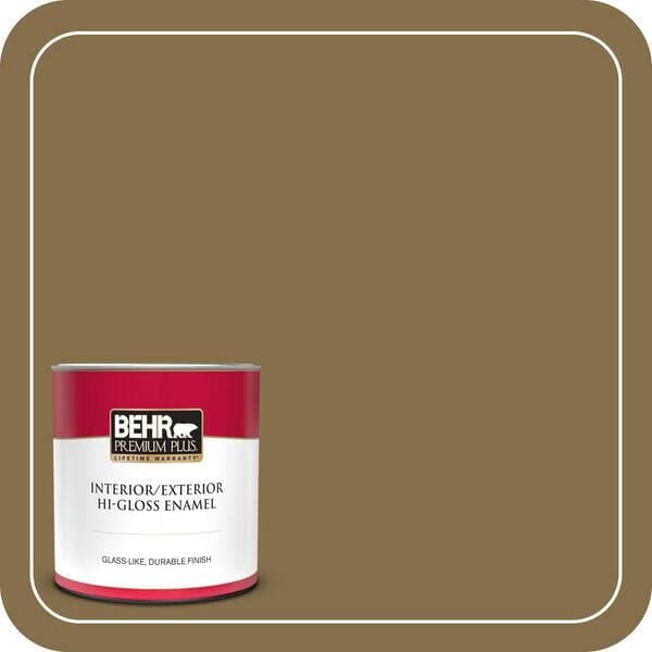 BEHR PREMIUM PLUS #350F-7 Wild Mushroom Enamel & Primer Color Sample (4)
