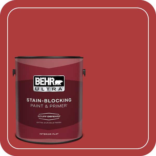 BEHR PREMIUM PLUS #HDC-WR14-10 Winter Poinsettia Interior/Exterior Paint & Primer Color Sample (4)