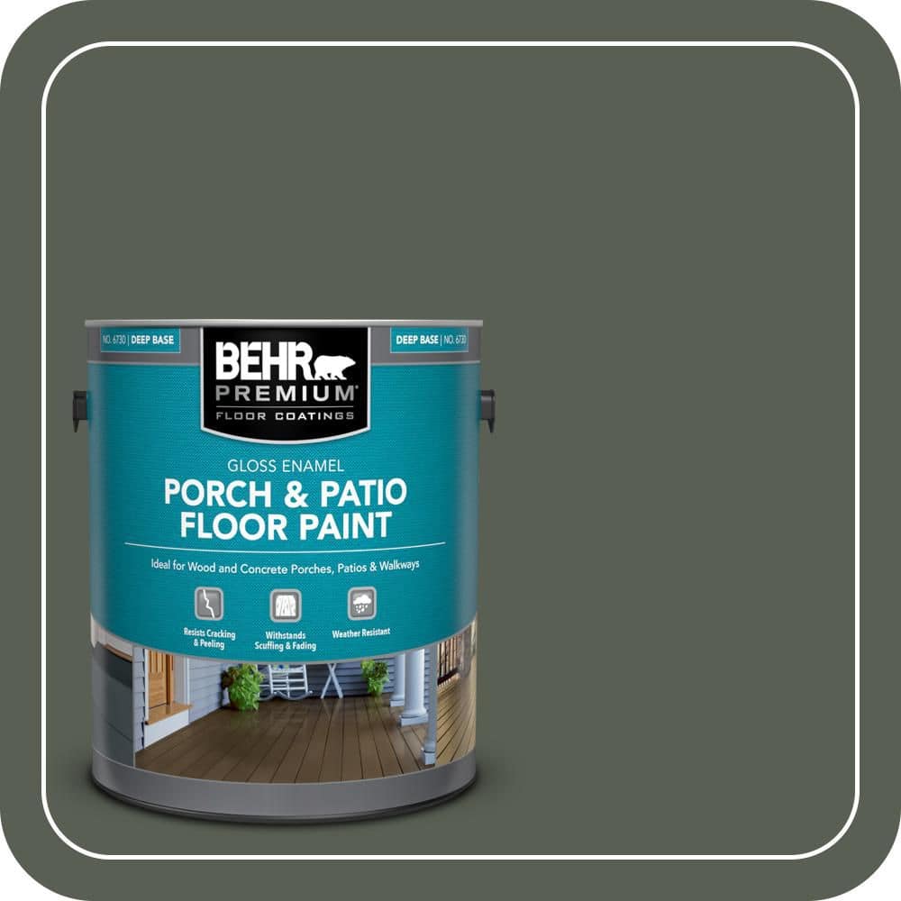 BEHR PREMIUM 1 gal. #PPU10-20 Pastoral Gloss Enamel Interior/Exterior Porch and Patio Floor Paint
