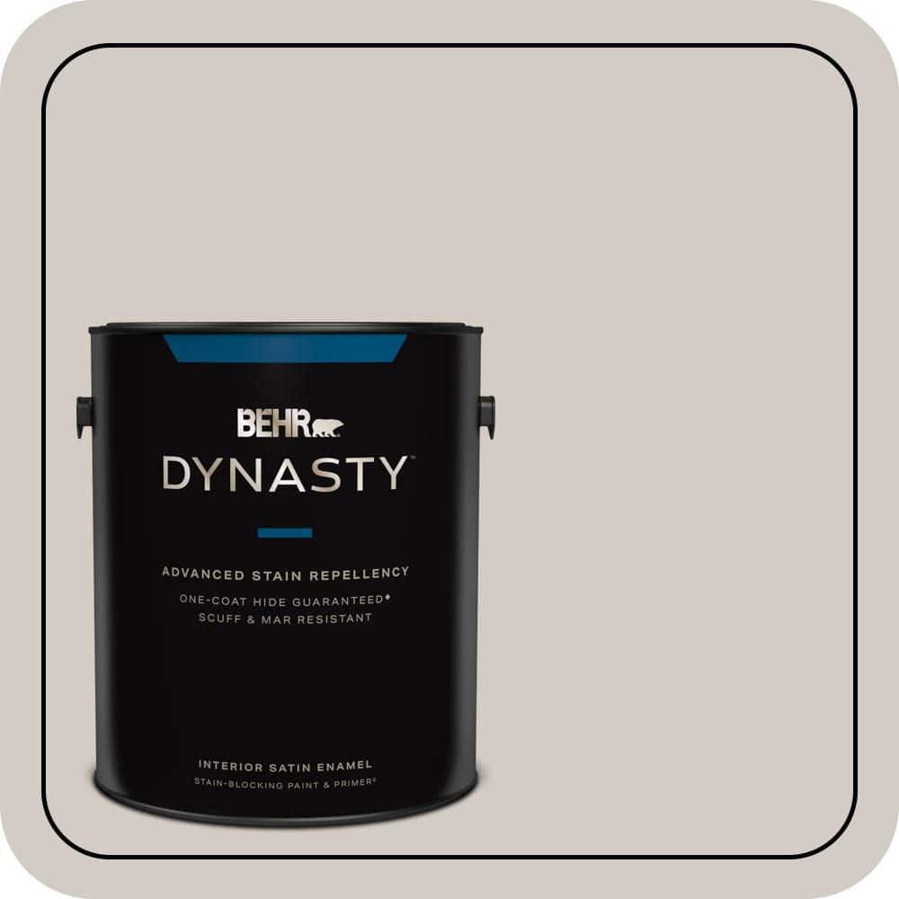 BEHR DYNASTY 1 gal. #PPU18-09 Burnished Clay Satin Enamel Interior Stain-Blocking Paint and Primer