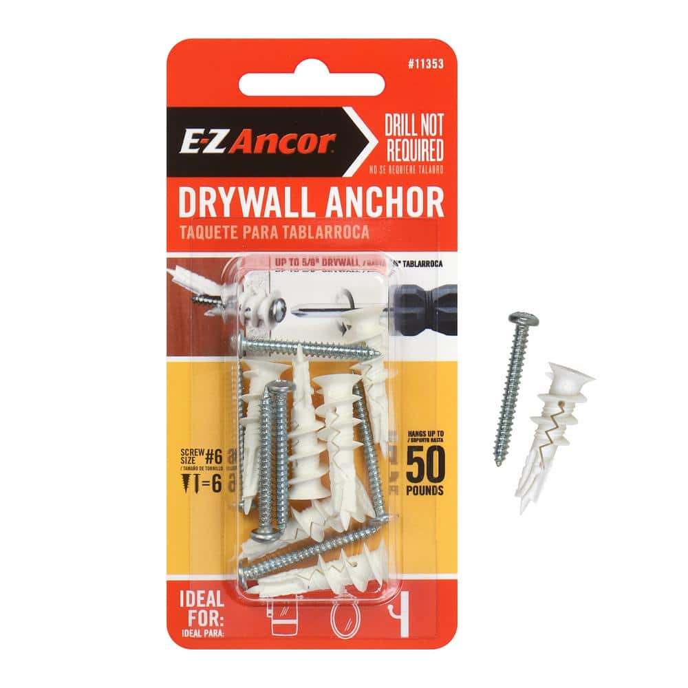 E-Z Ancor Twist-N-Lock Drywall Anchors