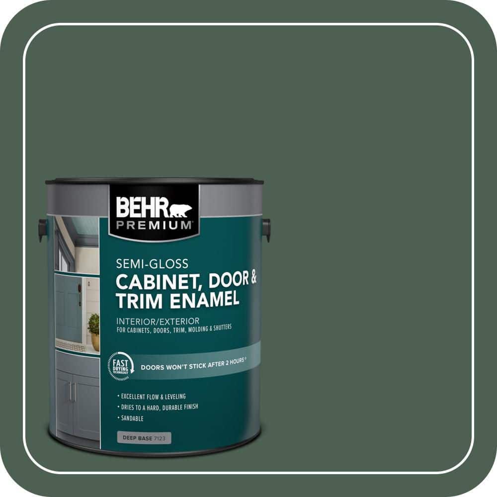 BEHR PREMIUM 1 gal. #PPU11-20 Congo Semi-Gloss Enamel Interior/Exterior Cabinet, Door & Trim Paint