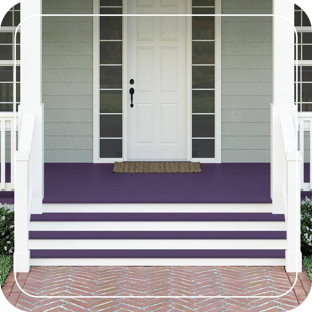 BEHR PREMIUM #P570-7 Textured Low-Lustre Enamel Interior/Exterior Porch and Patio Anti-Slip Floor Paint (2)