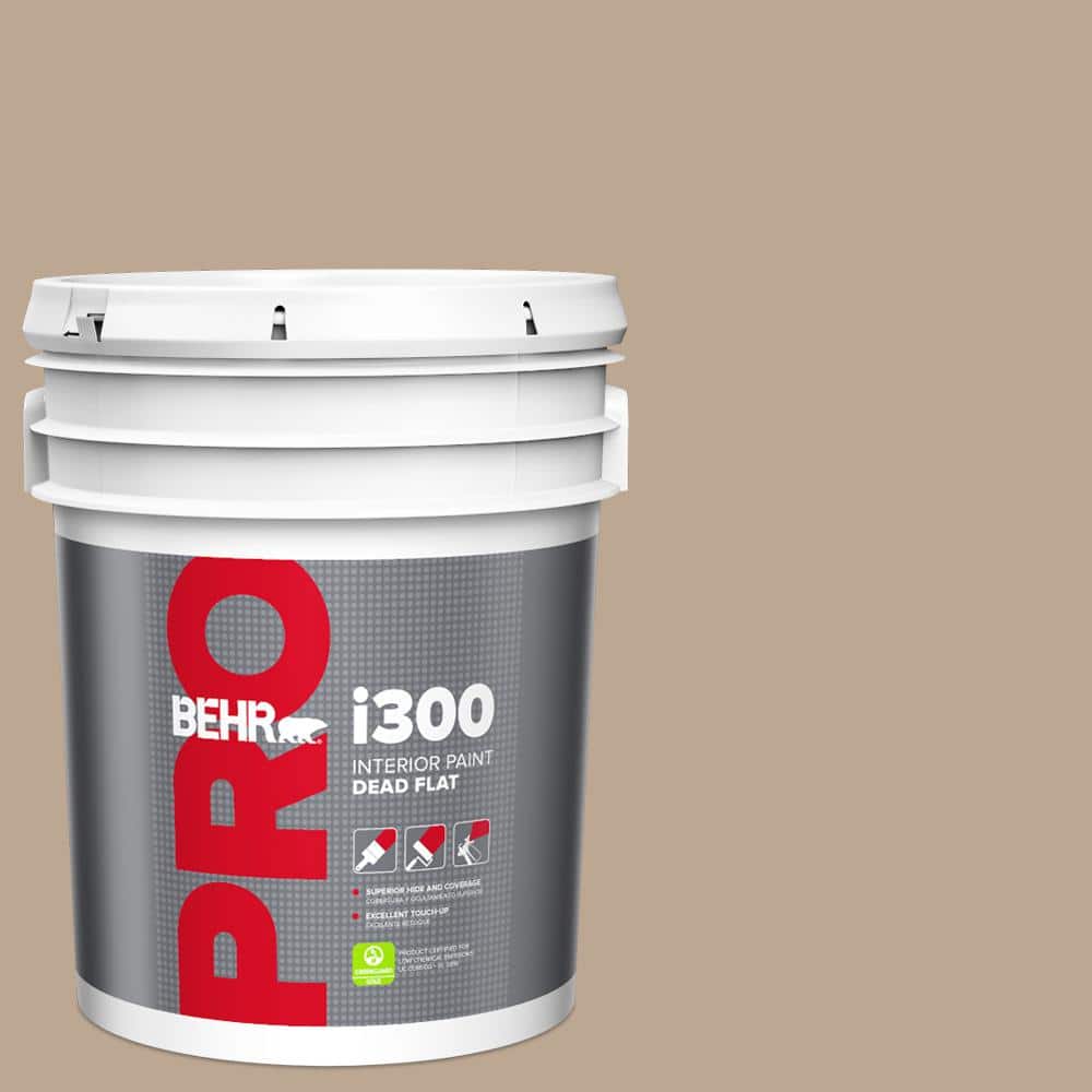 BEHR PRO 5 gal. #700D-4 Brown Teepee Dead Flat Interior Paint