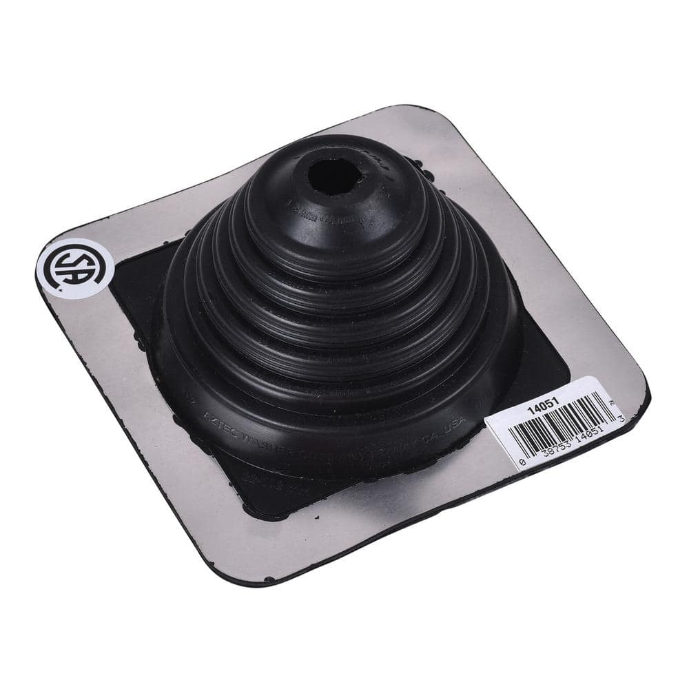 Oatey Master Flash 6 in. x 6 in. Vent Pipe Roof Flashing with 4/5 in. - 4 in. Adjustable Diameter (2)
