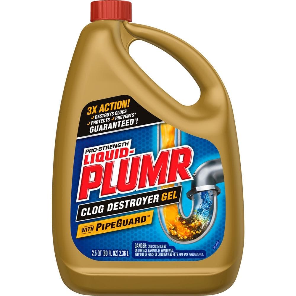 Liquid-Plumr 80 oz. Professional Strength Full Clog Destroyer and Drain Cleaner