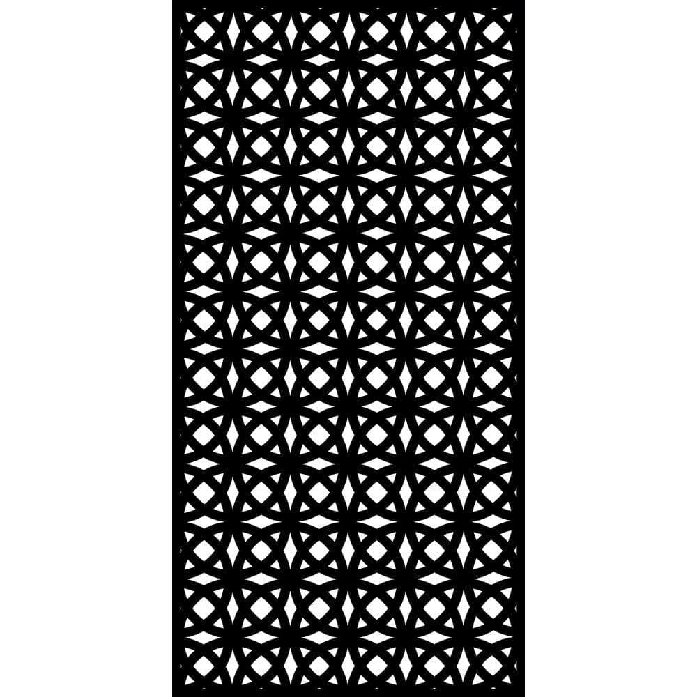 Matrix 71 in. x 2.95 ft. Orbit Decorative Fence Panel Screen