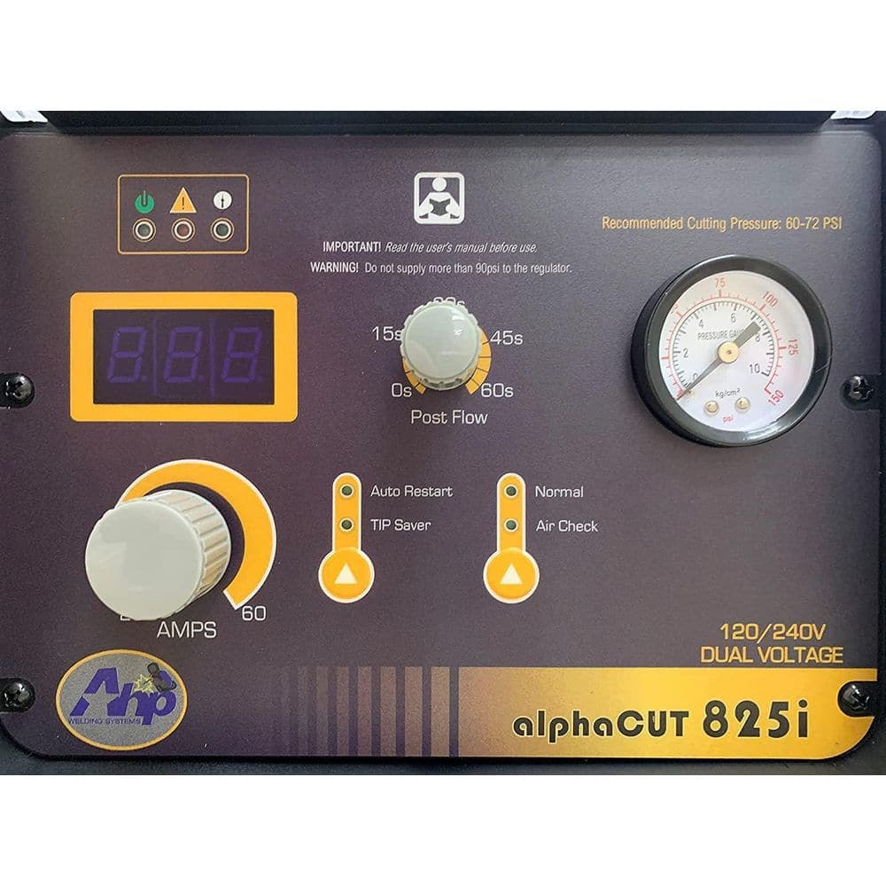AHP Alpha-Cut 825i 60 Amp Plasma Cutter 7/8 in. Clean Cut 110-Volt/220-Volt Dual Voltage Compact and Lightweight (3)