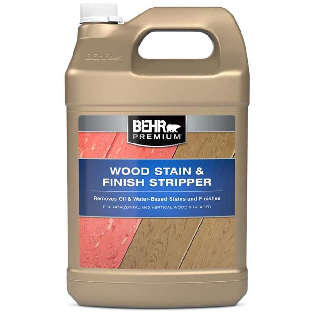 BEHR PREMIUM 1 gal. Exterior Liquid Wood Stain and Finish Stripper