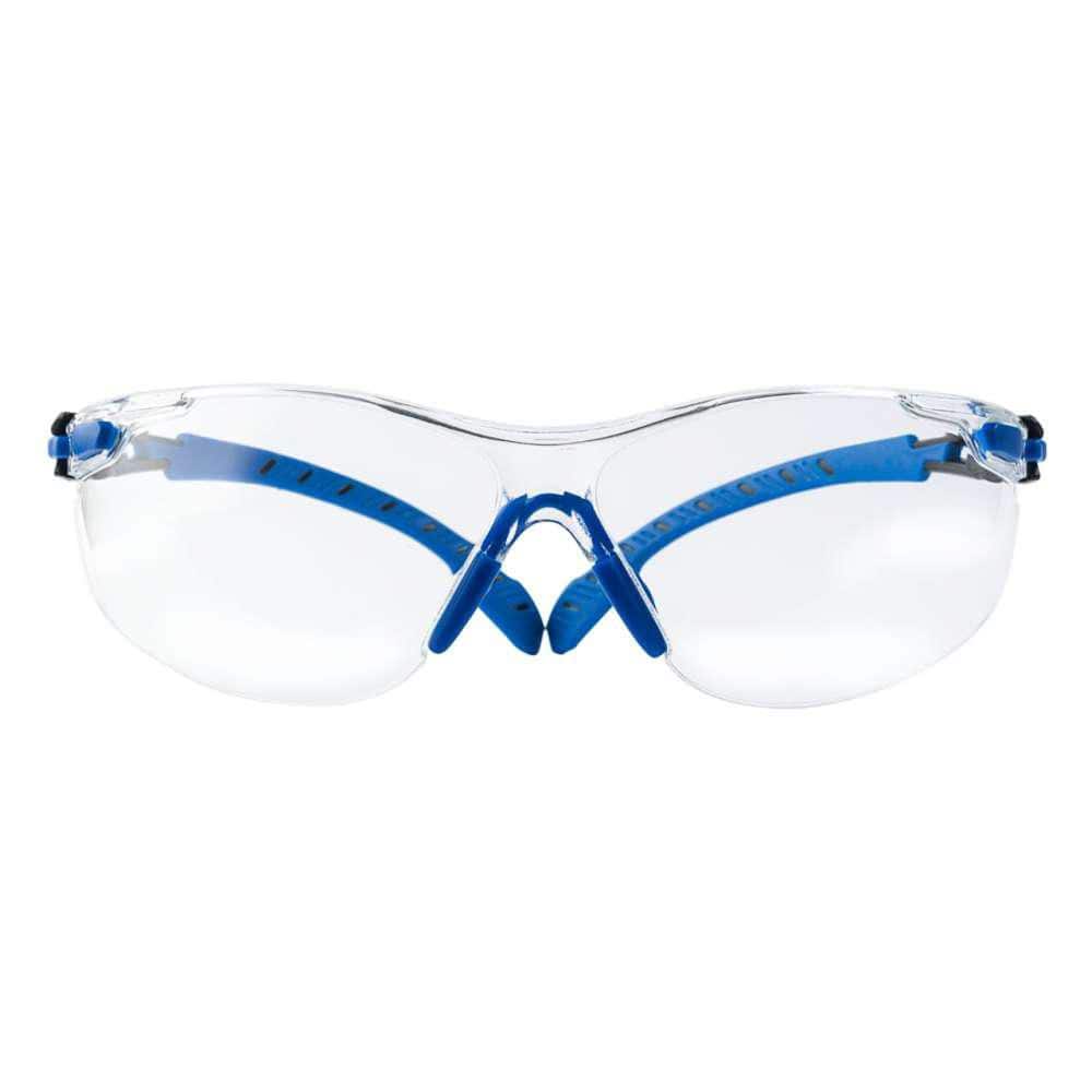 3M Anti-Fog Goggle with Scotchgard Protector, Black/Blue, with Clear Lens