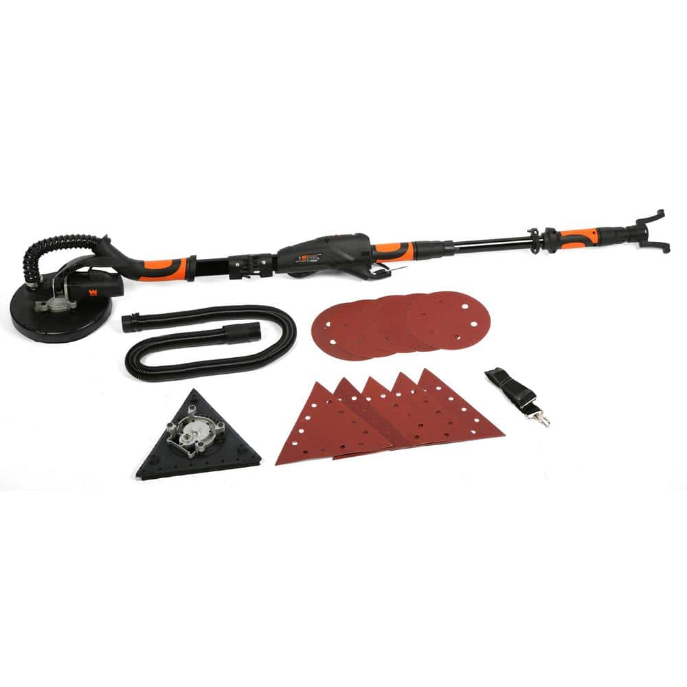 WEN 15 ft. 5 Amp 2-in-1 Variable Speed Dual-Head Drywall Sander with Dust Hose (3)